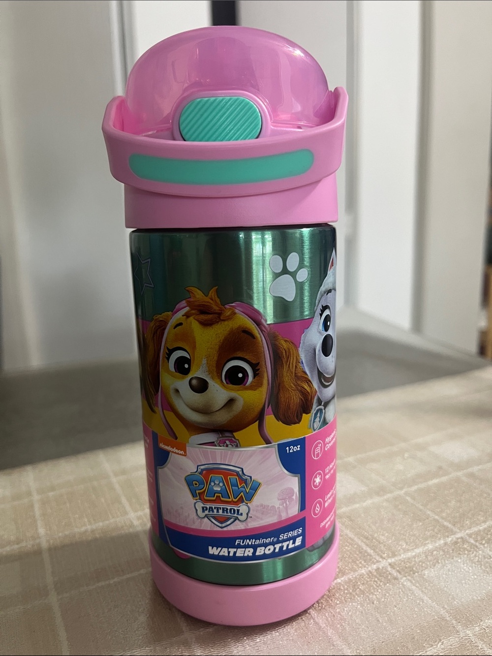 Paw Patrol FUNtainer series water bottle.